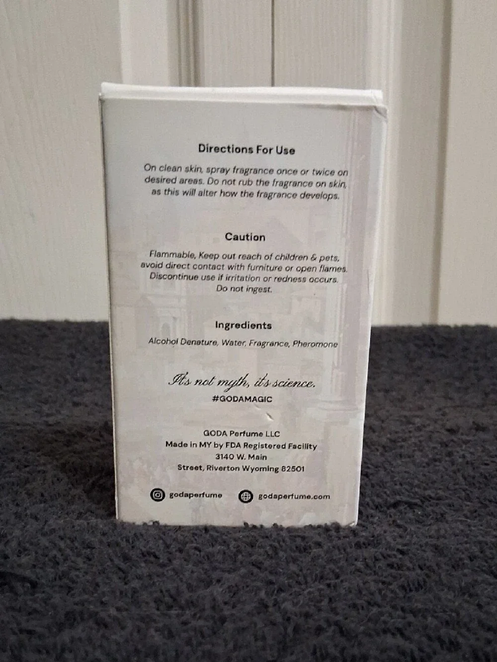 GODA Extrait - Pheremones - Silent Code Scent - 30 Ml